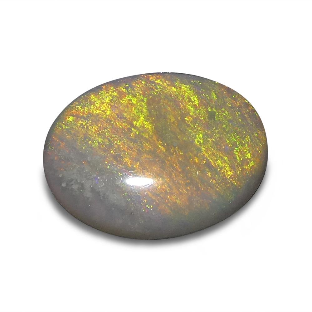 Ópalo Blanco Cabujón Oval de Australia 1.54ct en venta 2