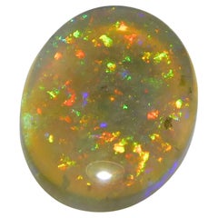 1.54ct Oval Cabochon White Opal from Australia