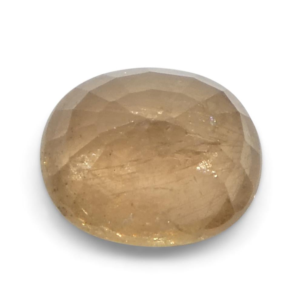 Zafiro Padparadscha naranja ovalado de Tanzania, sin calentar, 1,54ct en venta 5