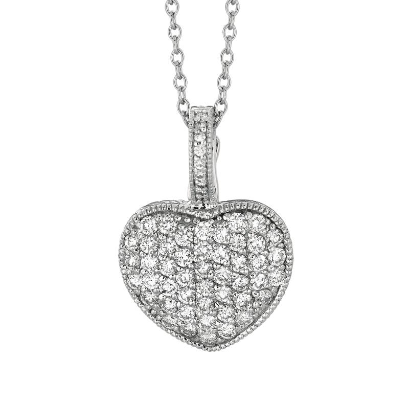 
1.55 Carat Natural Diamond Heart Necklace 14K White Gold G SI 18 inches chain

    100% Natural Diamonds, Not Enhanced in any way Round Cut Diamond Necklace  
    1.55CT
    G-H 
    SI  
    1 inch in height, 11/16 inch in width
    14K White Gold