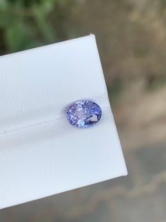 1.55 Carat Natural Loose Blue Sapphire Oval Shape Gemstone (Saphir bleu en vrac de forme ovale)