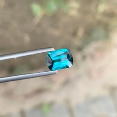 1,55 quilates de turmalina lagunar natural suelta talla cojín Gema
