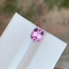 1.55 Carat Natural Loose Pink Spinel Cushion Cut Gemstone