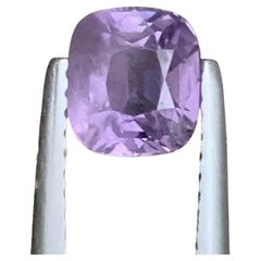 1.55 Carat Natural Loose Purple Spinel Cushion Shape Gemstone