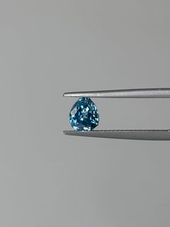 1.55 Carat Natural Metallic-Sky Blue Zircon