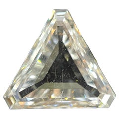 1.55 Carat Triangular Step GIA Certified I Color Si1 Clarity Diamond
