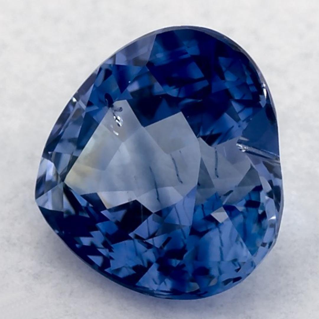 1.55 qt Zafiro Azul Corazón Gema Suelta Corte de corazón en venta