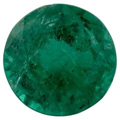 1.55 Ct Emerald Round Loose Gemstone