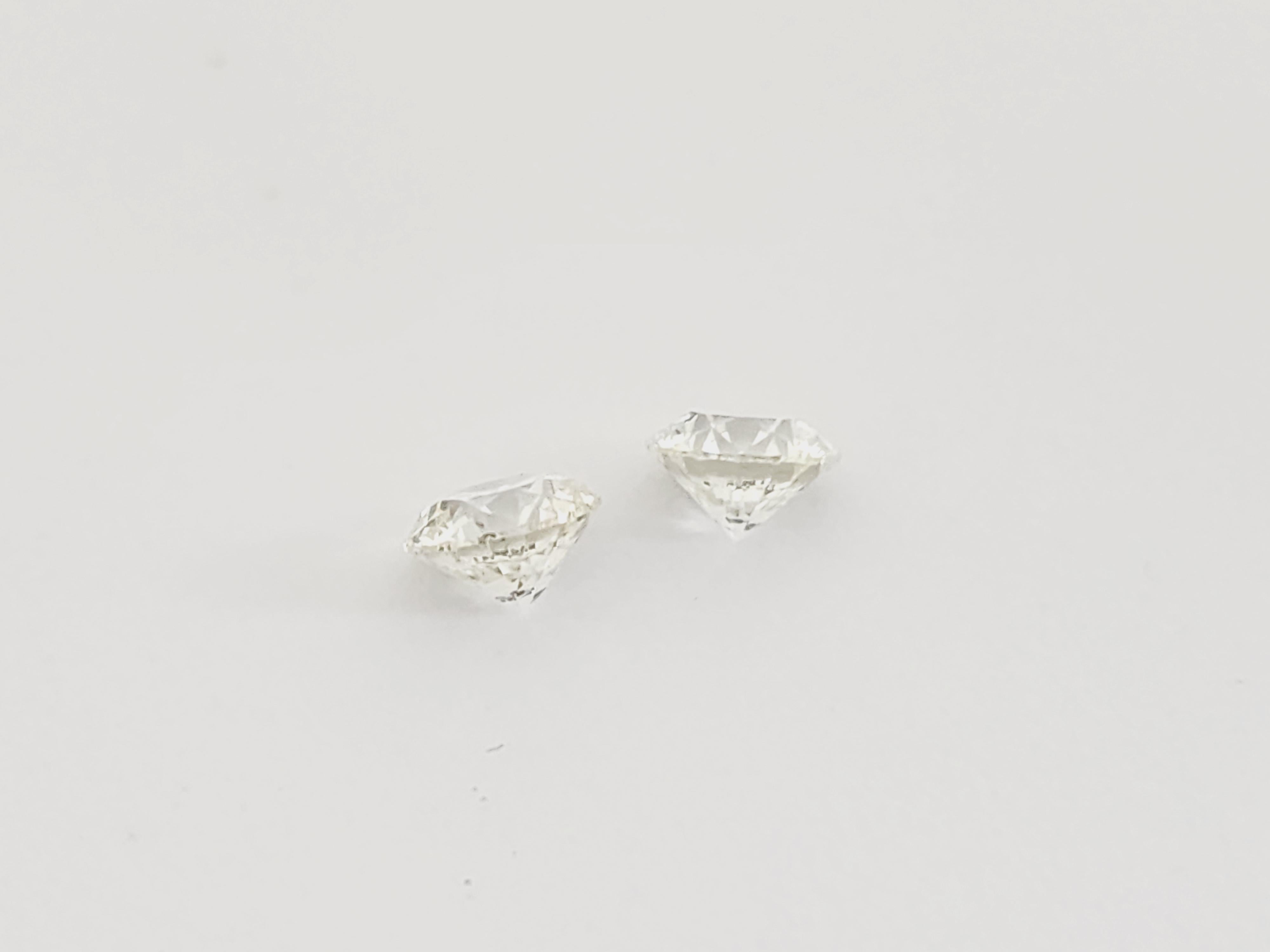 1.55 Total Carat Weight Natural Loose Diamond Round In New Condition In Great Neck, NY