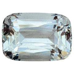 15.50 Carat Natural Loose Light Blue Aquamarine Cushion Cut Pakistan Gemstone (Aigue-marine bleu clair taillée en coussin)
