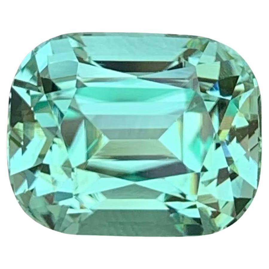 15.50 Carat Natural Loose Seafoam Tourmaline Stone Cushion Cut Afghan Gemstone (pierre précieuse afghane)