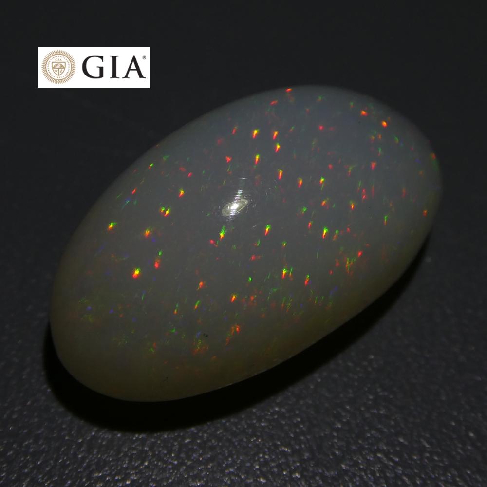 15.54 Carat Oval Opal GIA Certified For Sale 3