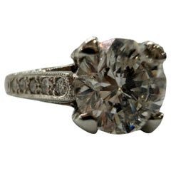 Anello di fidanzamento con diamante da 1,55 carati in oro 18KT