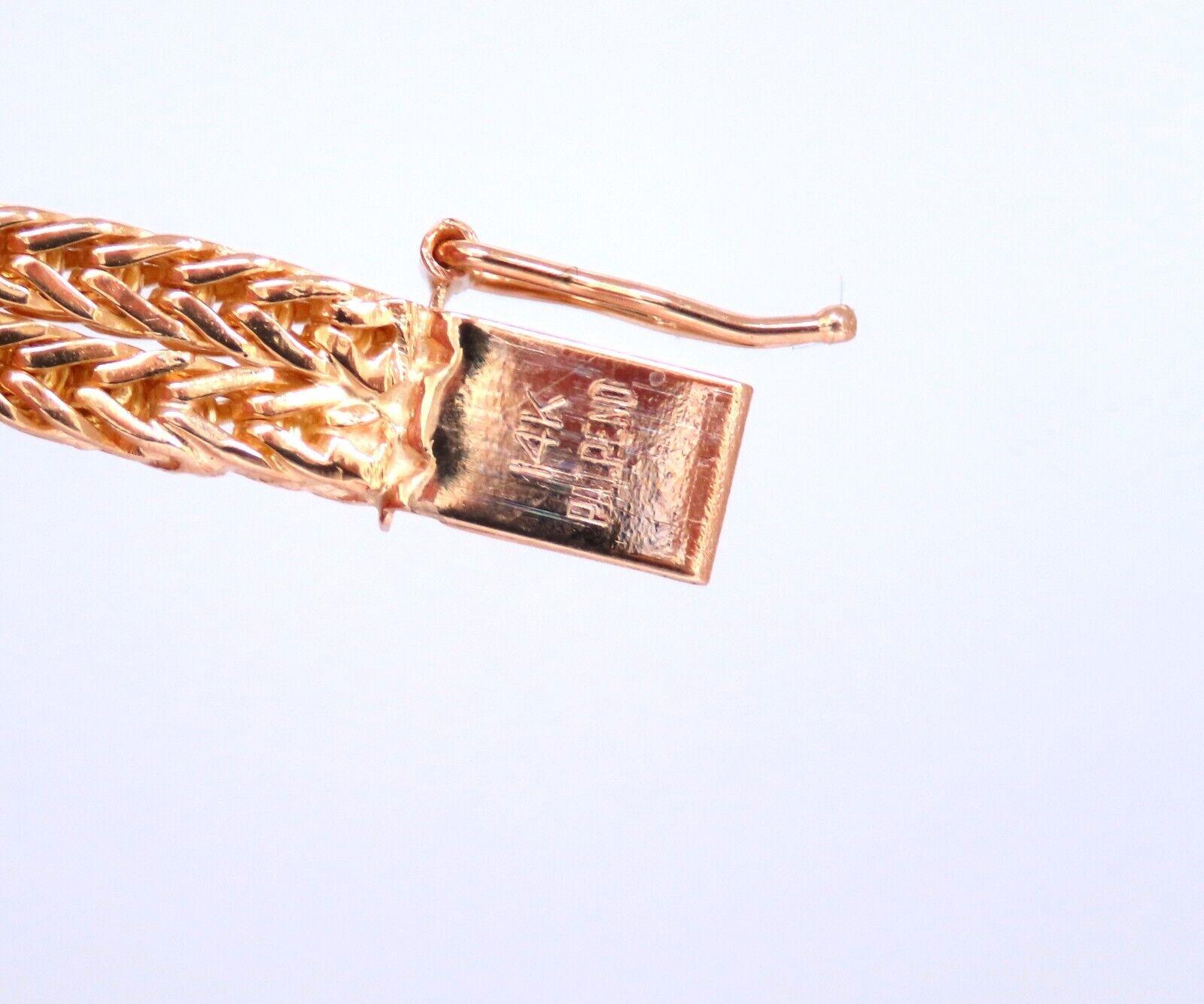 1,55ct natürliche Diamanten Classic Vintage Oma Halskette 14kt Gold für Damen oder Herren im Angebot