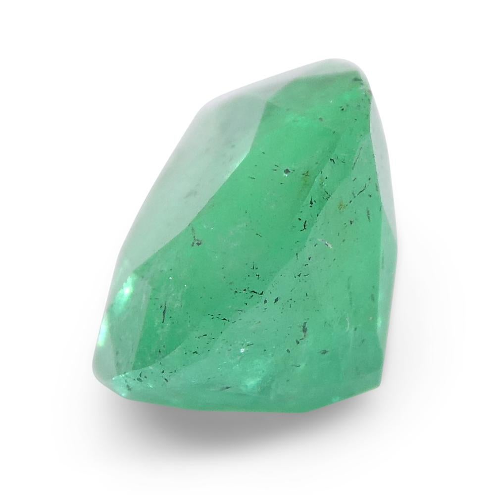 1.55ct Pear Green Emerald from Colombia For Sale 8