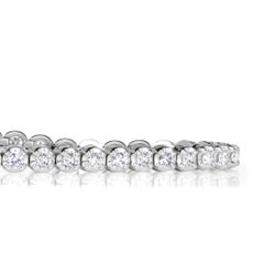 1.55 ct Diamante redondo talla brillante Pulsera de tenis