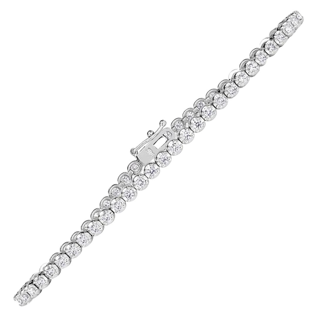 1.55ct Round Brilliant Cut Diamond Tennis Bracelet