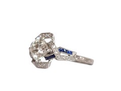 1.56 Carat Diamond Platinum Engagement Ring