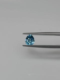 1.56 Carat Natural Metallic Blue Zircon