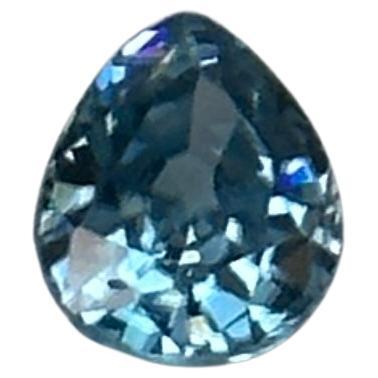 1.56 Carat Natural Metallic Blue Zircon