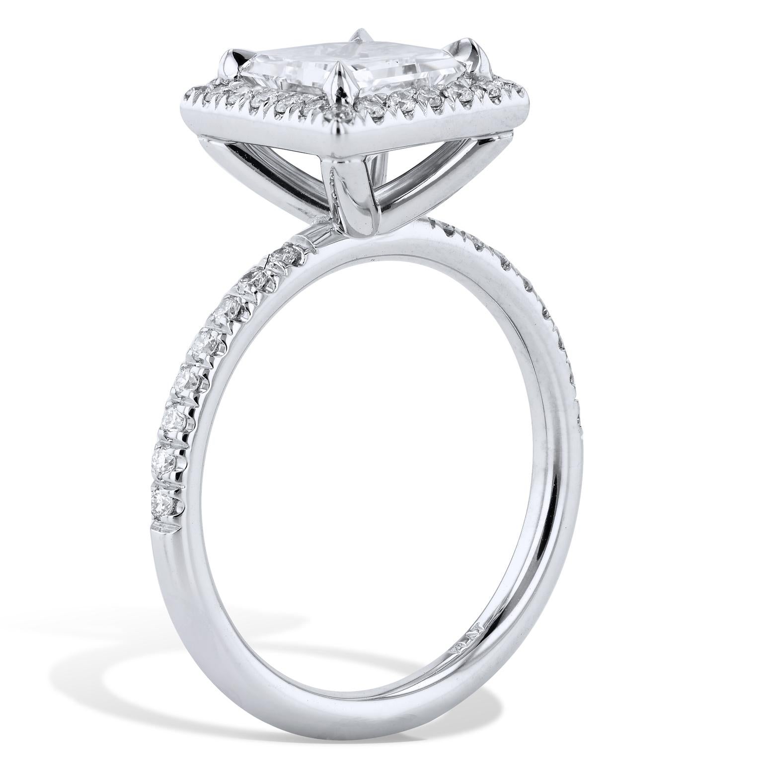 princess cut halo engagement rings