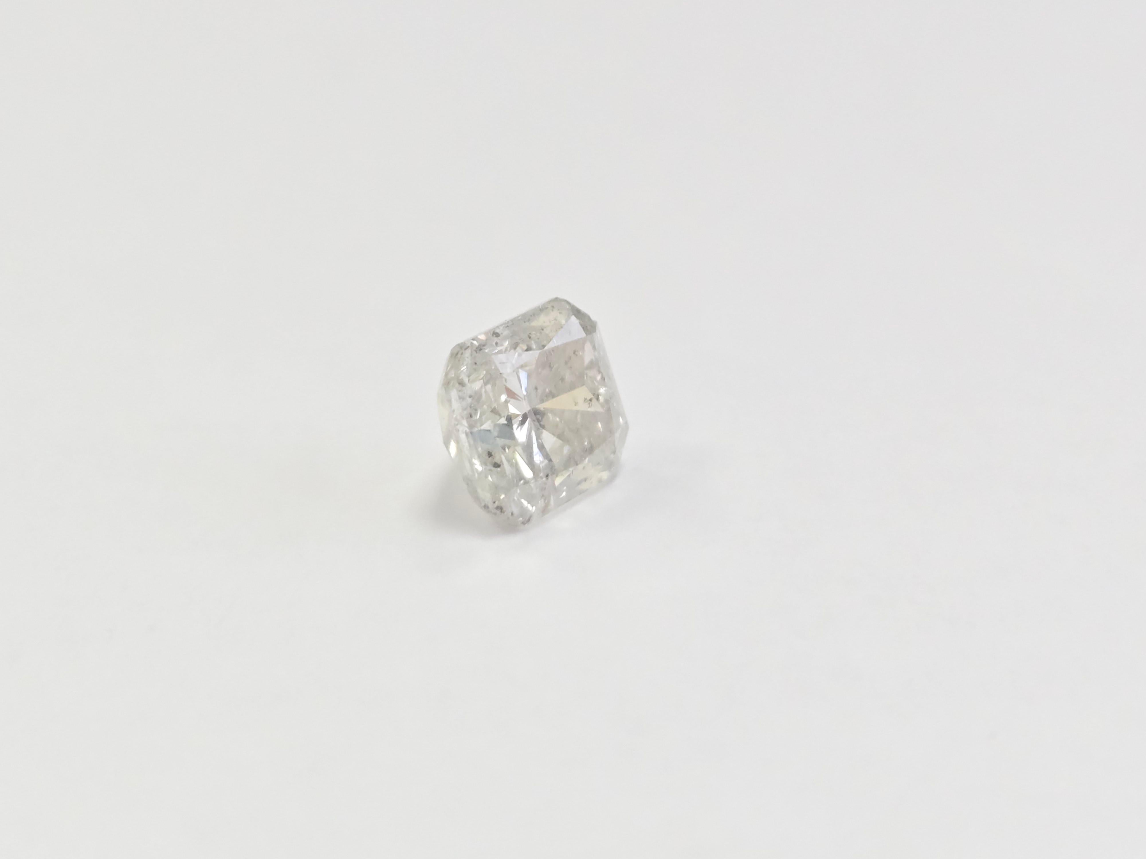Diamante Natural de Forma Radiante de 1,56 Quilates Corte radiante en venta
