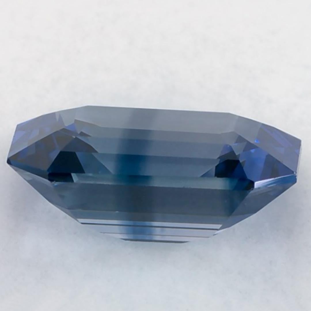 1.56 carati di zaffiro blu ottagonale sfuso In condizioni Nuovo in vendita a Fort Lee, NJ