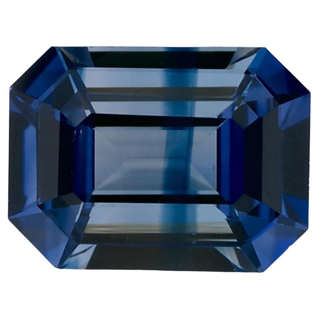 1.56 carati di zaffiro blu ottagonale sfuso
