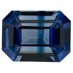 1.56 carati di zaffiro blu ottagonale sfuso