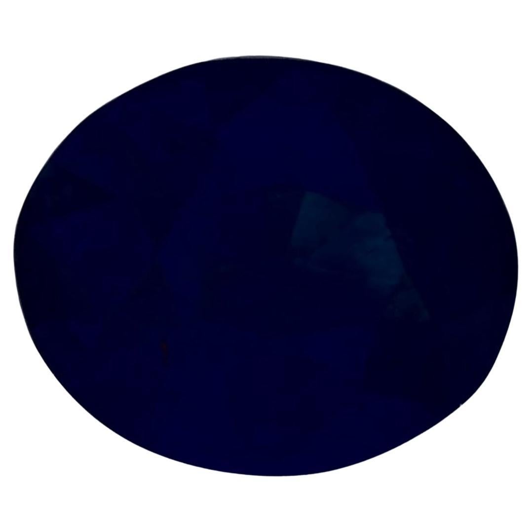 1.56 carati di zaffiro blu ovale sfuso