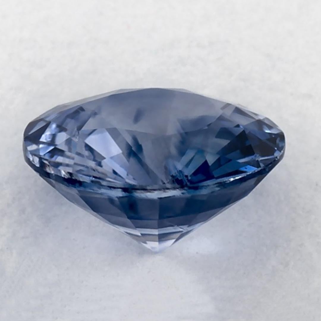 1.56 Karat Blauer runder Saphir, loser Edelstein im Zustand „Neu“ im Angebot in Fort Lee, NJ