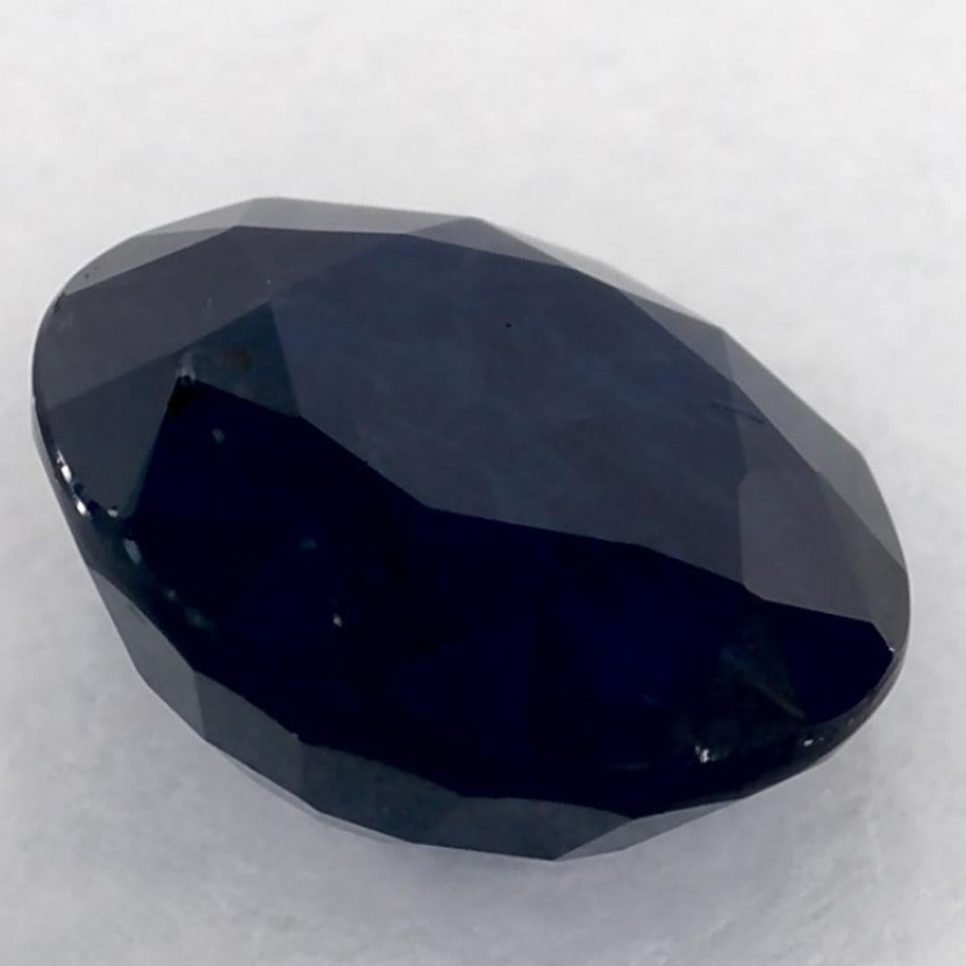 1.56 carati di zaffiro blu rotondo sfuso in vendita 1