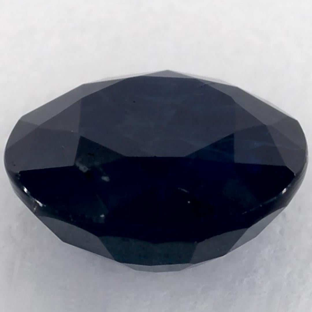 1.56 carati di zaffiro blu rotondo sfuso in vendita 3