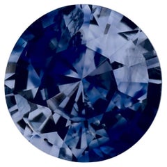 1.56 carati di zaffiro blu rotondo sfuso