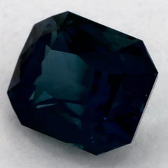 1.56 Ct Green Sapphire Radiant Loose Gemstone (pierre précieuse en vrac)