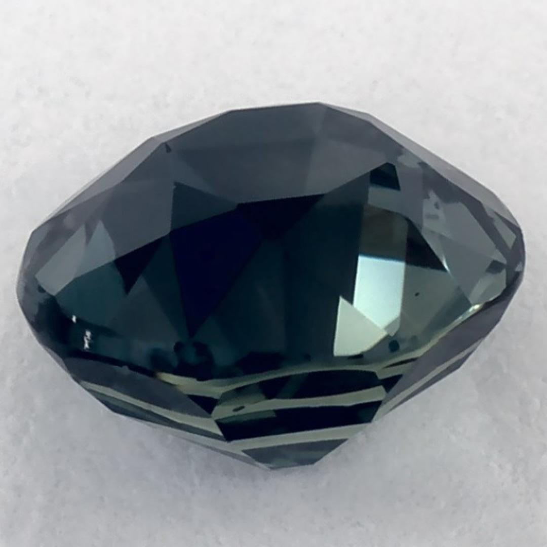 1.56 Karat Grüner Saphir Rund Lose Edelstein im Zustand „Neu“ im Angebot in Fort Lee, NJ