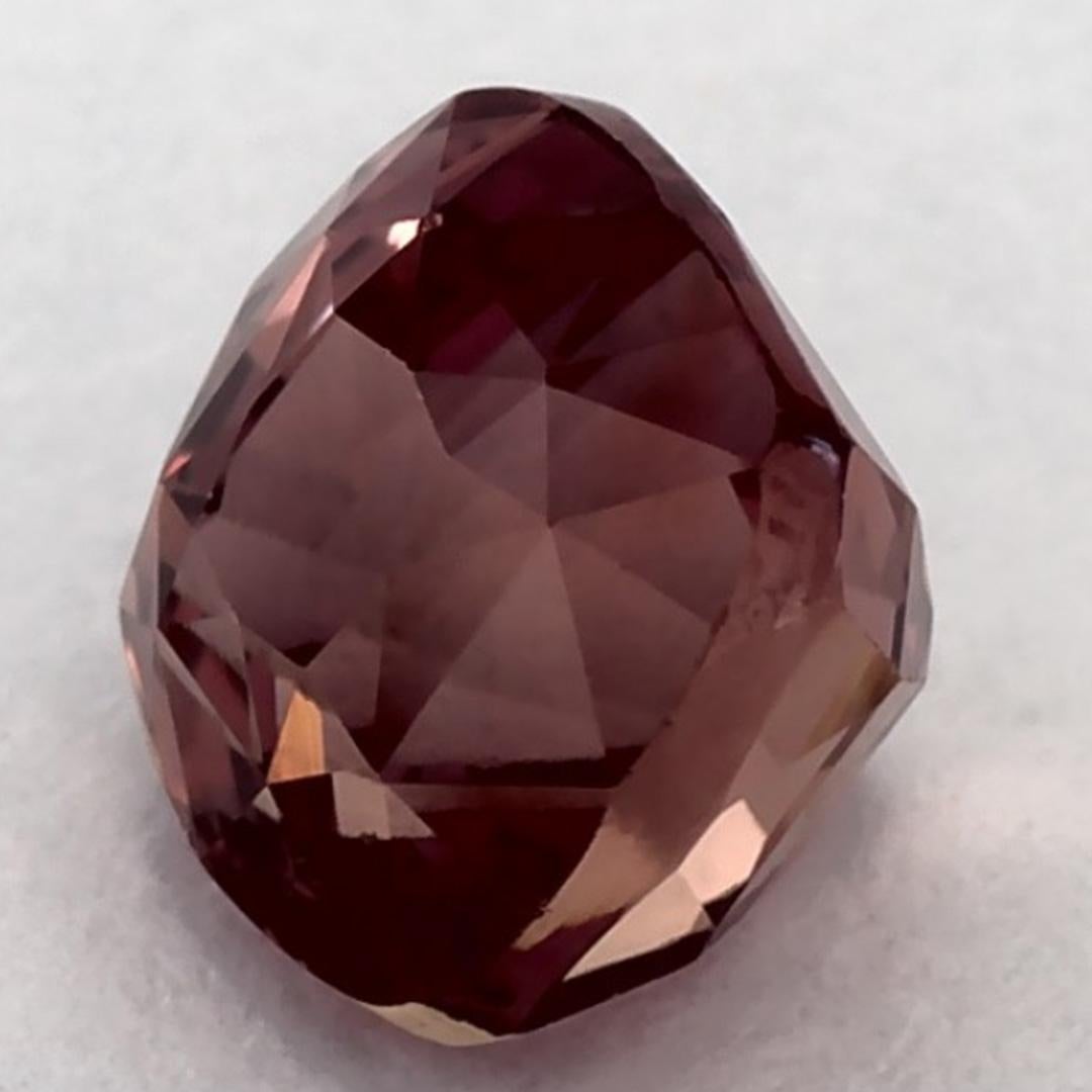 Donna 1.56 carati di zaffiro rosa a cuscino, gemma sciolta in vendita