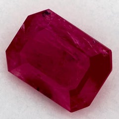 1.56 Ct Ruby Octagon Cut Loose Gemstone
