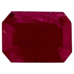 1.56 Ct Ruby Octagon Cut Loose Gemstone