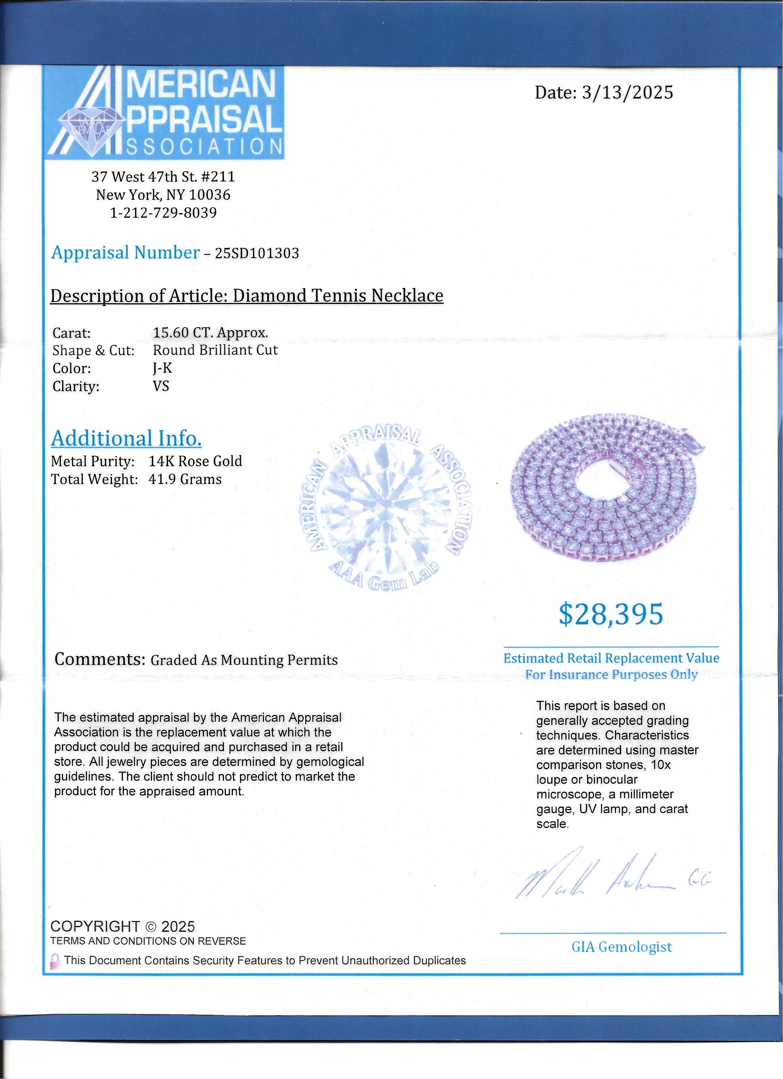 15.60 Carat Total Round Diamond 21