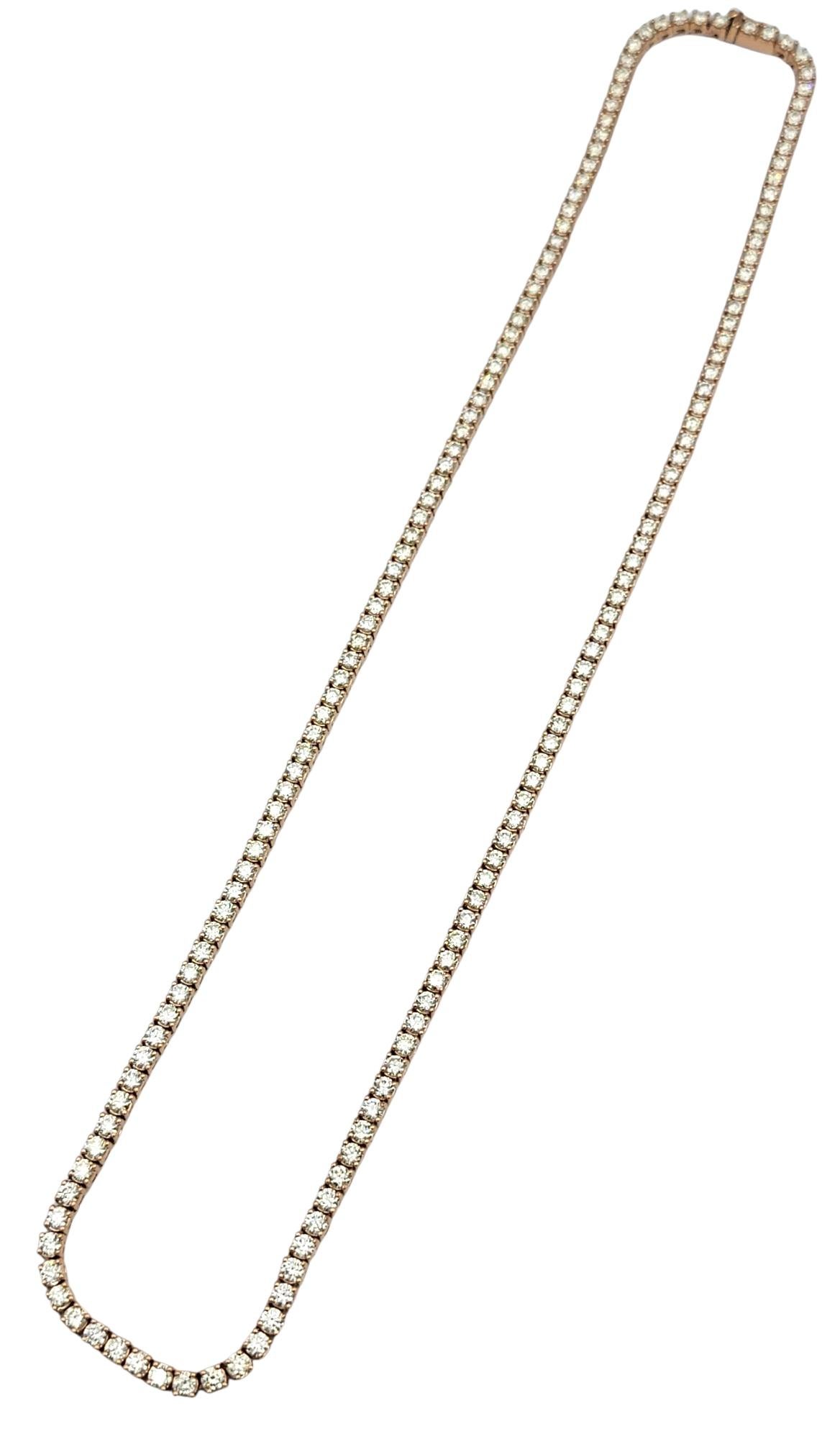 Contemporary 15.60 Carat Total Round Diamond 21
