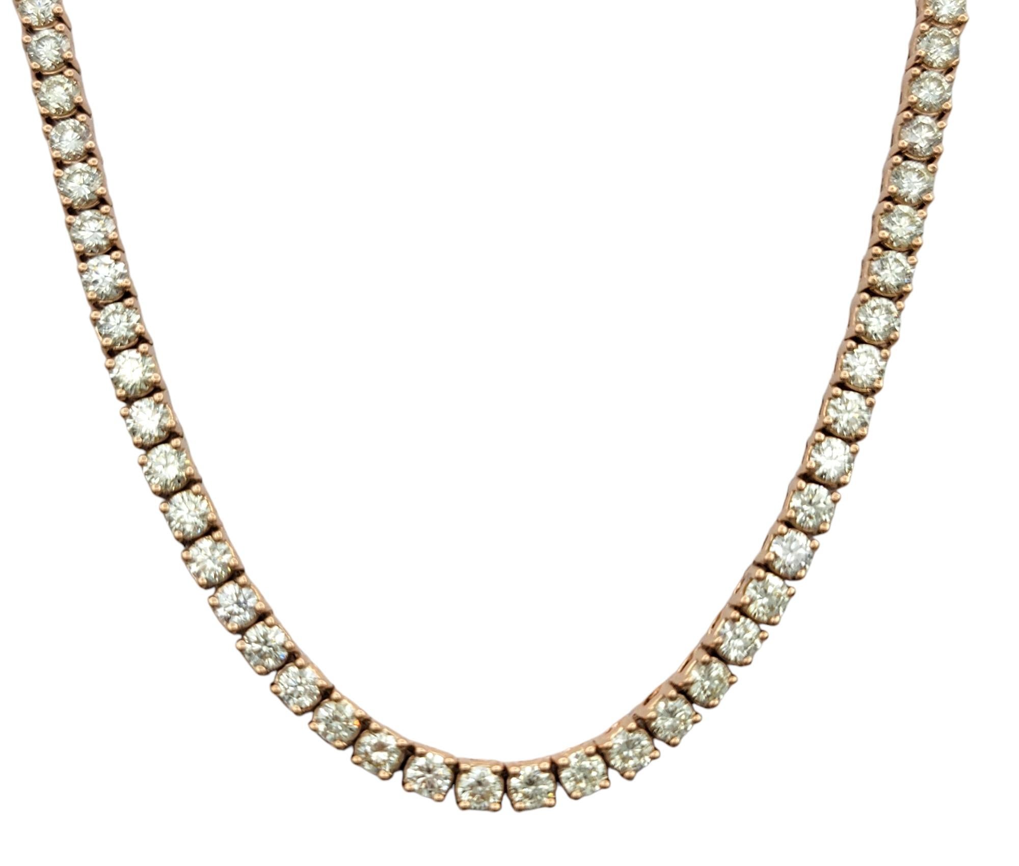 15.60 Carat Total Round Diamond 21