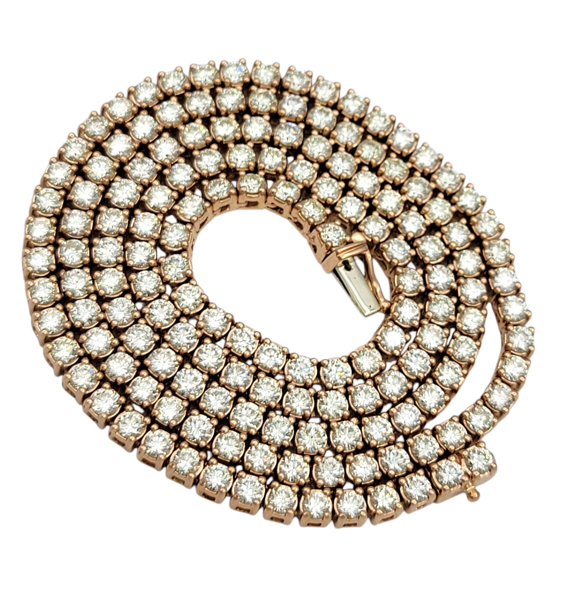 Women's or Men's 15.60 Carat Total Round Diamond 21