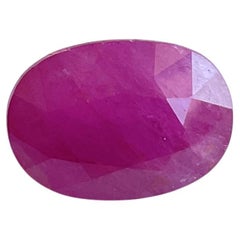 15.61 Carat Burmese No-Heat Ruby Natural Oval Cut Stone For Top Fine Jewelry Gem