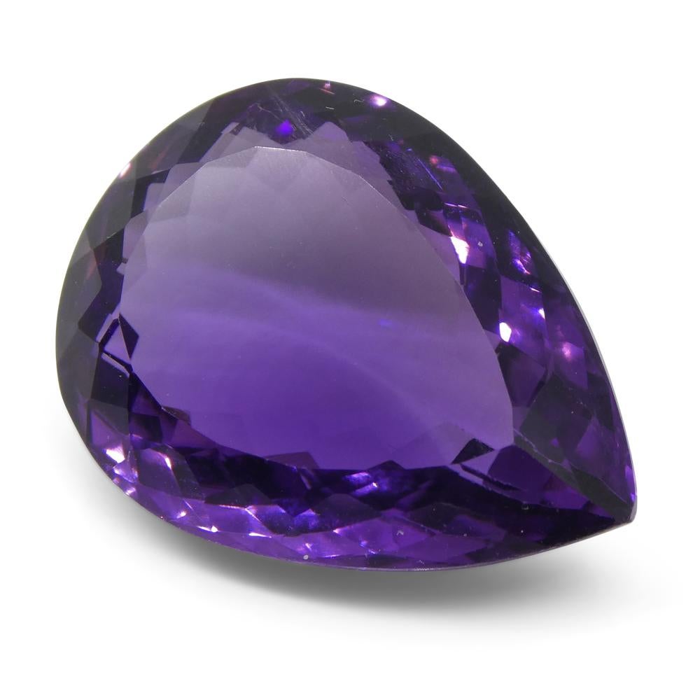 15.61 ct Pear Amethyst For Sale 1