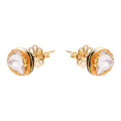 Antique  ‘Simple But Powerful’ Diamond Stud Earrings