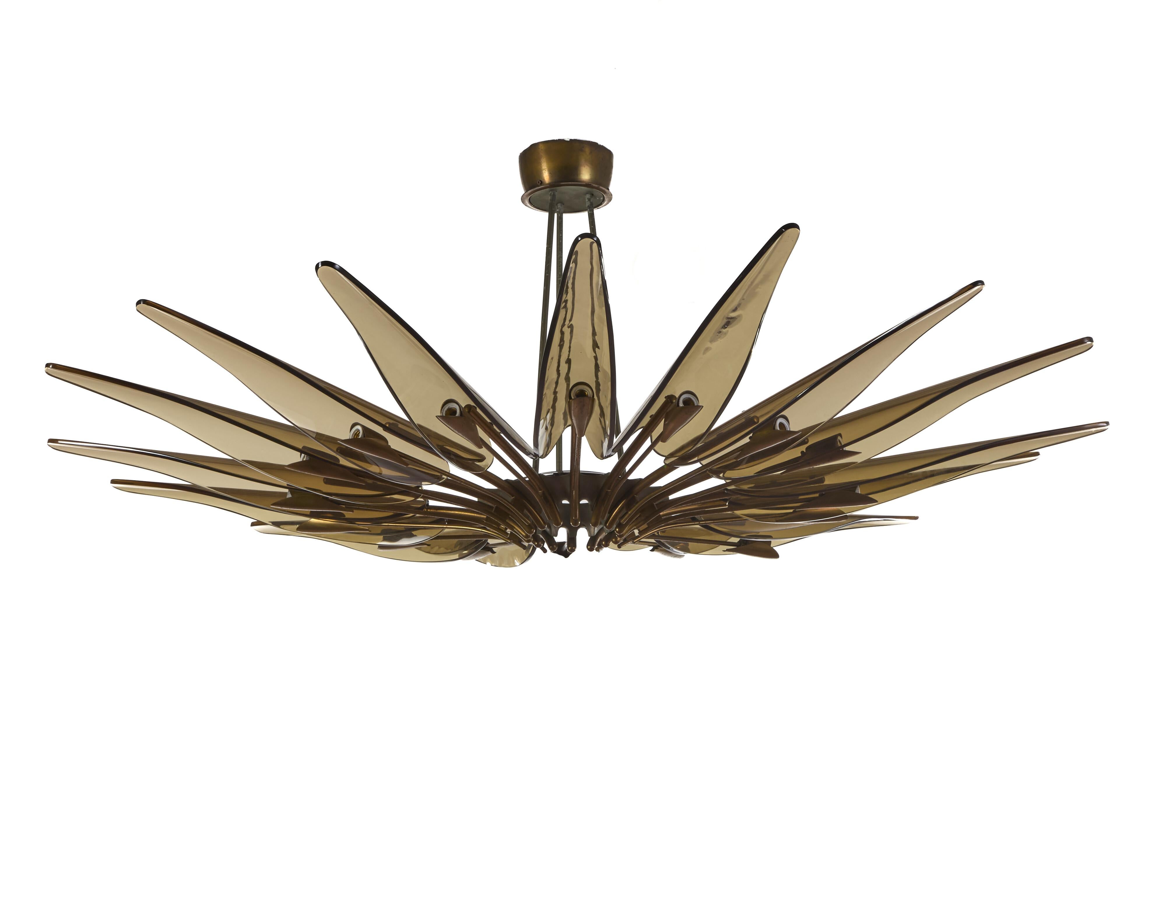 Sixteen-light chandelier model 