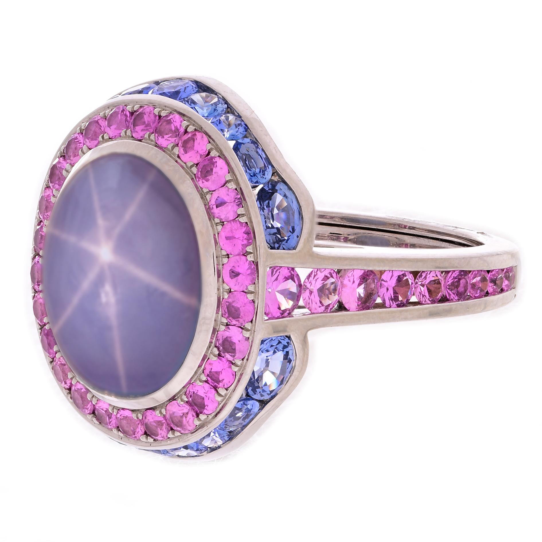 An incredible 15.69 carat “Super Star” star sapphire, and though 
