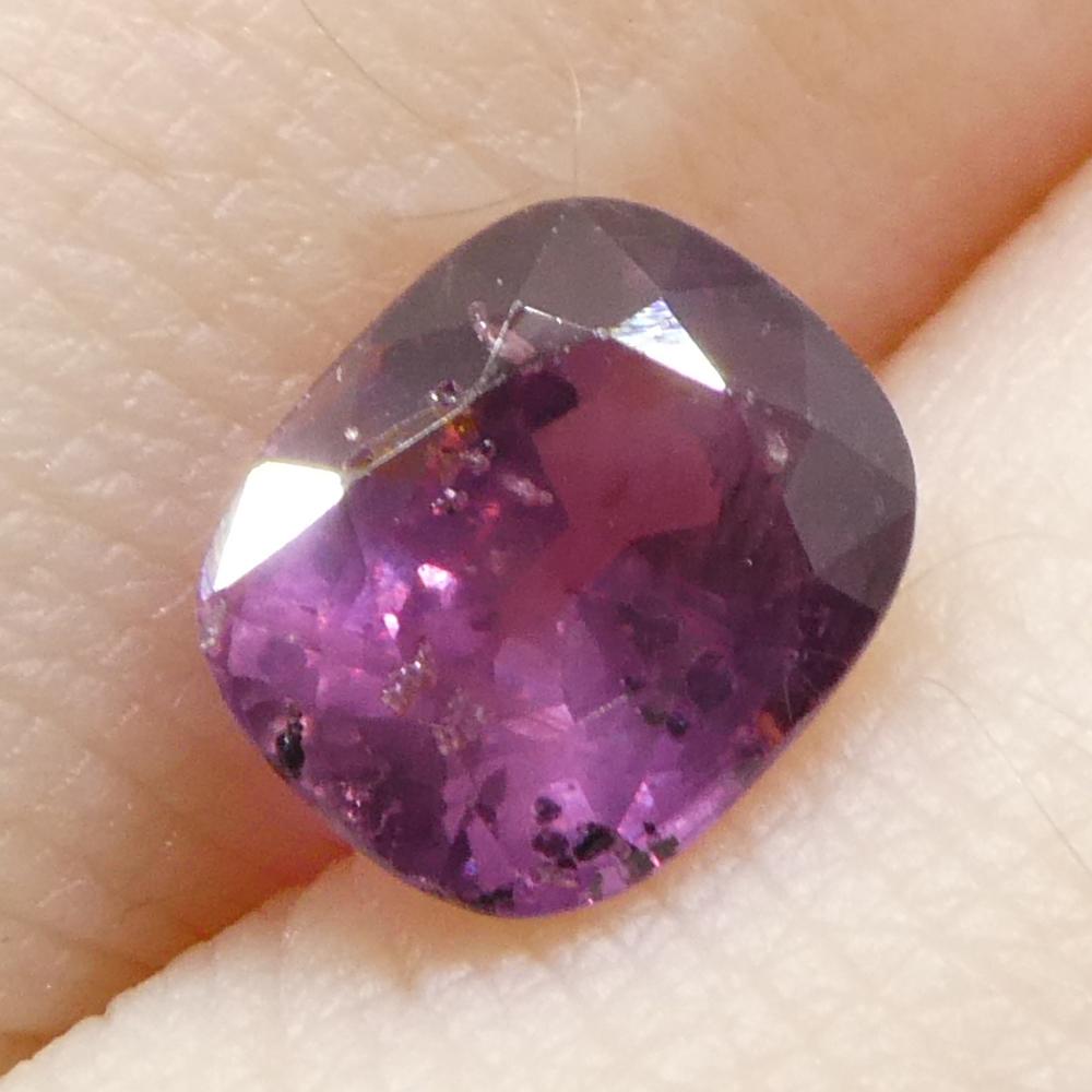 1.56ct Cushion Pink Sapphire from Tanzania For Sale 6
