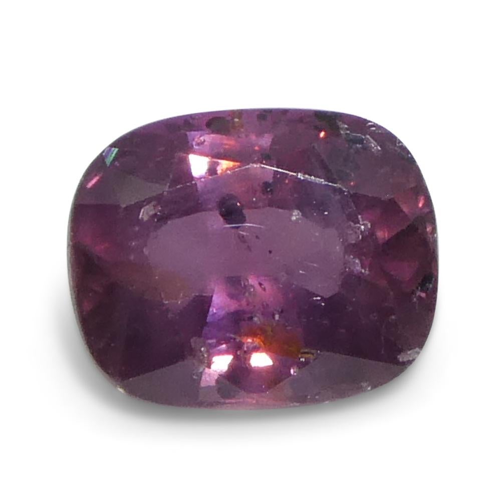 1.56ct Cushion Pink Sapphire from Tanzania In New Condition For Sale In Toronto, Ontario